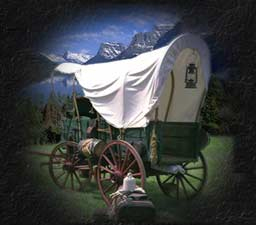 Image of a covered wagon